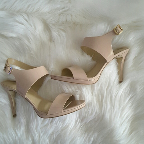 Michael kors heeled Sandals cream color - Picture 2 of 5